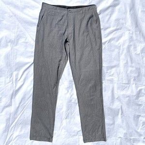 Vuori Aim Mens 32 gray slim fit performance pants 32X32